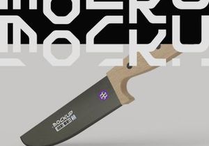Knife Mockup