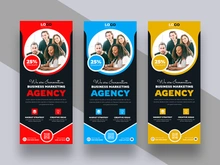 Marketing Agency Roll Up Standee Banner Ver-15
