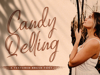 Candy Qelling - Brush Script Font