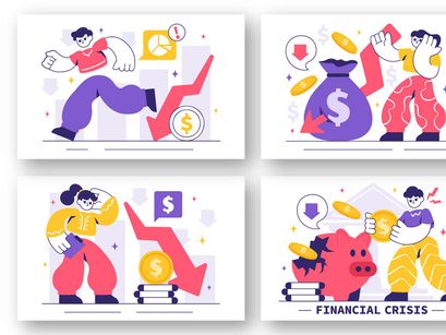 10 Financial Crisis Illustration