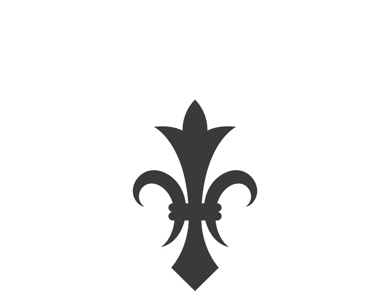 Fleur de lis vector icon