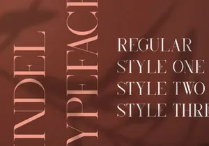 Kindel Serif Typeface