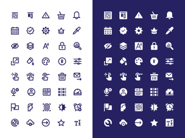 248 Interface icons — Free icon set preview picture