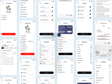 eCommerce App Concept UI Kits Vol_04 preview picture