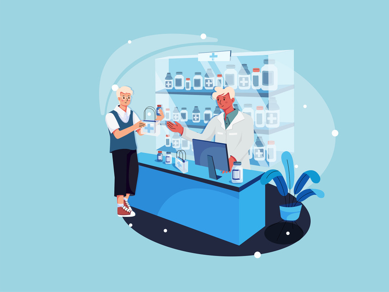 Pharmacy Drug Illustration