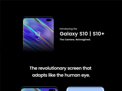 Galaxy S10 | S10+ Mockup PSD Free Download