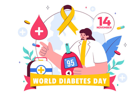 11 World Diabetes Day Illustration