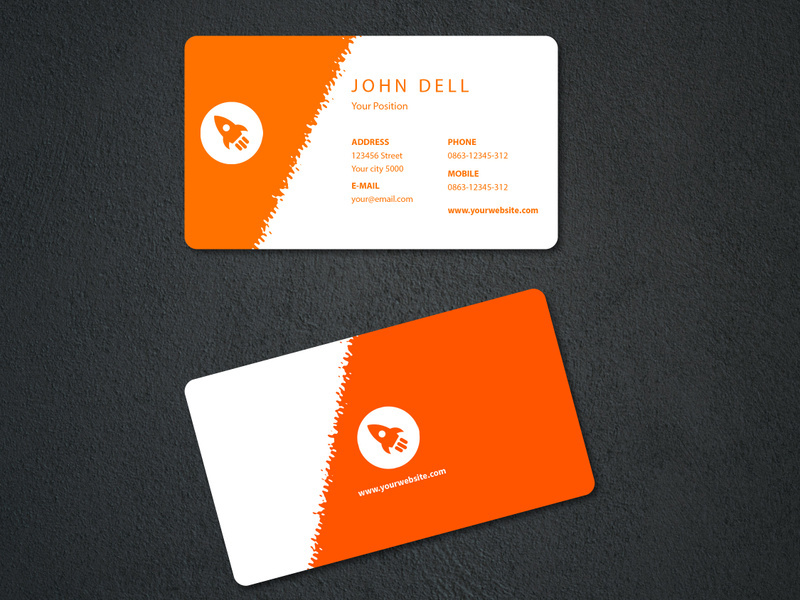 BUSINESS CARD MODERN AND SIMPLE DESIGN