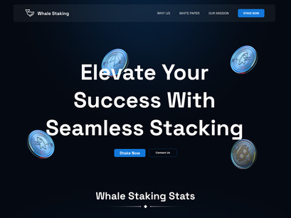 Staking Website Template