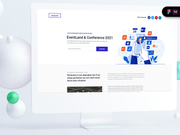 Event & Conference Landing Page Template preview picture