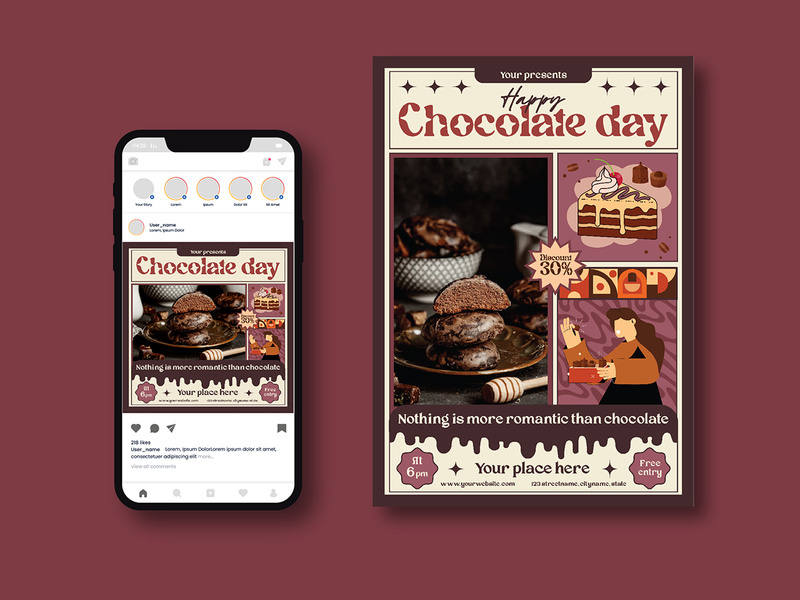 Chocolate day Flyer