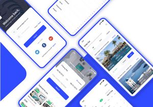 hotel booking app ui lit