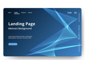 Asbtract background Landing page template vol 1