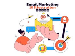 10 Email Marketing Illustration preview picture