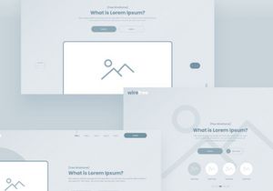[Free] Wireframe UI Kit - Adobe XD