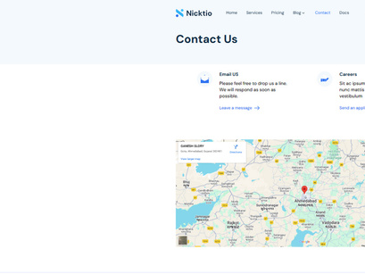 Nicktio NextJS Tailwind Website Template