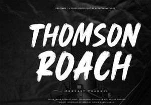 Polisher - Rough Brush Font
