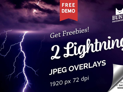 Free Lightning Photo Overlays