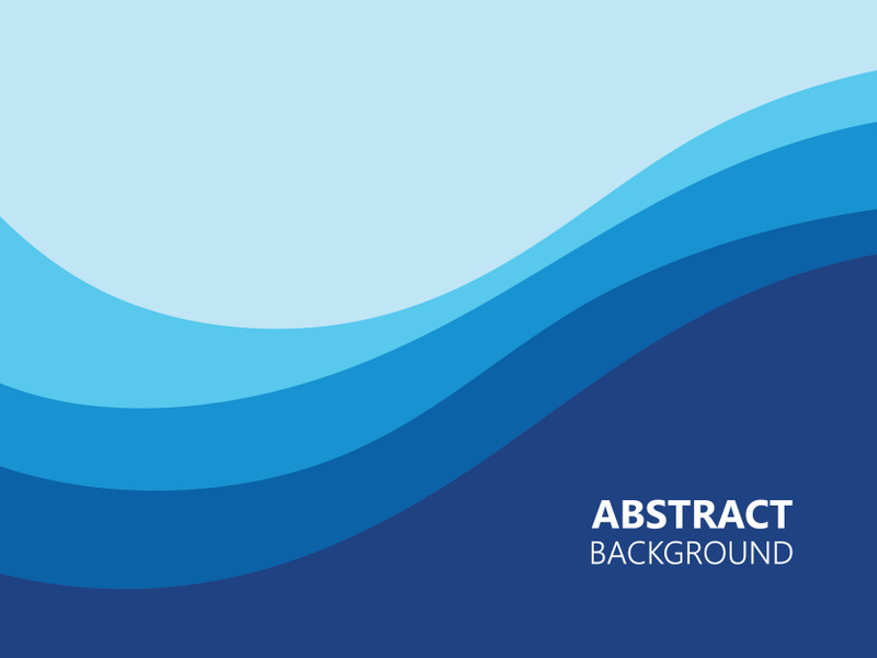 Blue wave water background wallpaper vector