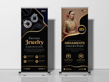 Jewelry Sale Roll Up Signage Standee Ver-2