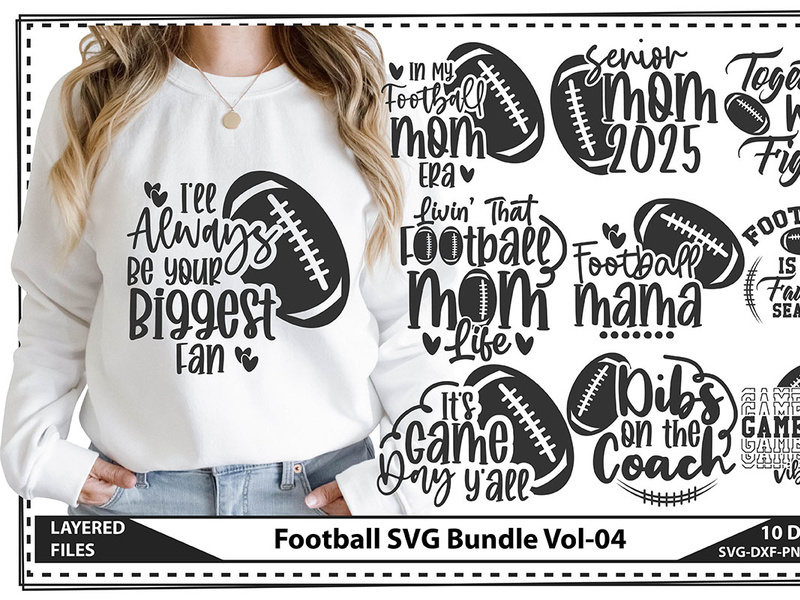 Football SVG Bundle Vol-04