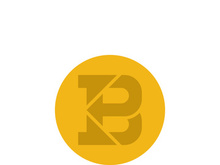 B letter logo template vector illustration