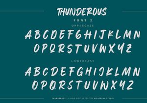 Thunderous - Bold Display Font