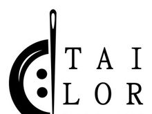 tailor logo icon illustration template combination of buttons for clothes, thread and sewing machine, for clothing product design, convection companies, fashion in vector form