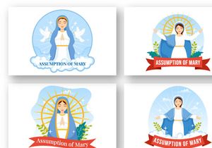 13 Assumption of Mary Illustration