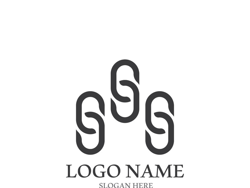 S letter creative icon logo design elegant vector illustration