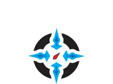 Compass logo template vector icon illustration design