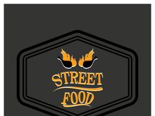 Street Food Chalk Handwriting Typography for Restaurant Street Food Chalk Handwriting Typography for Restaurant