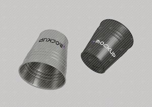 Metal Bucket Mockup