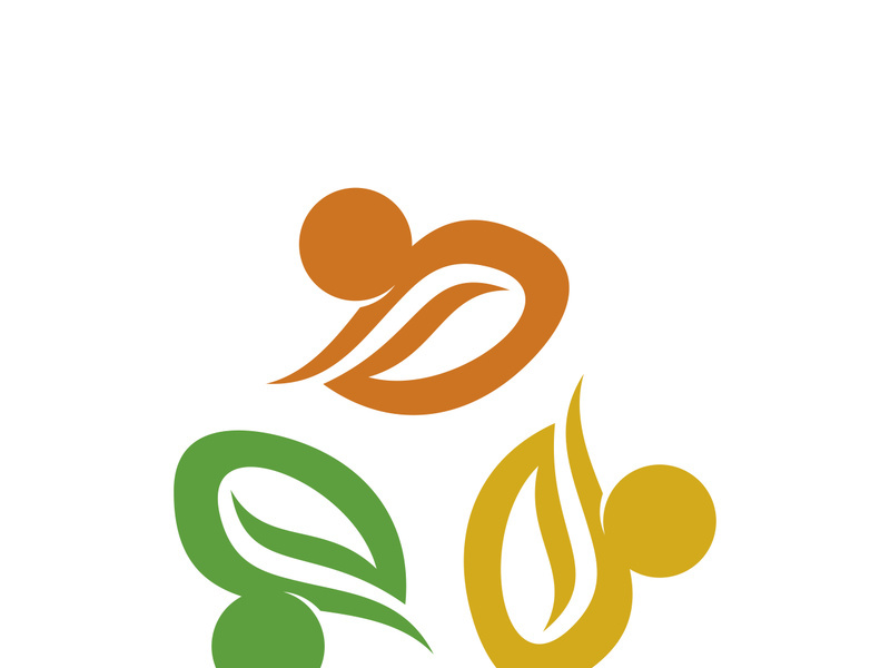 Community, network and social icon design template