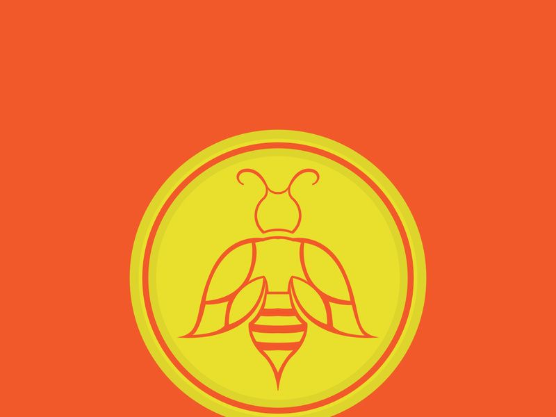 Bee Logo Template vector icon illustration design