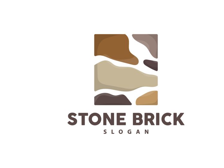 Stone Logo, Premium Elegant Design, Stone Balance Vector