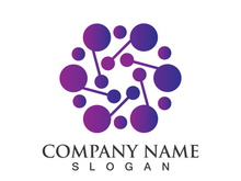 Molecule symbol logo template vector illustration design