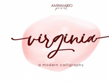 Virginia Font preview picture