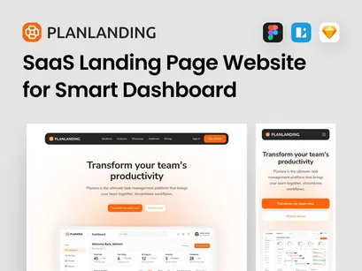 PlanLanding - Landing Page for Organized Productivity