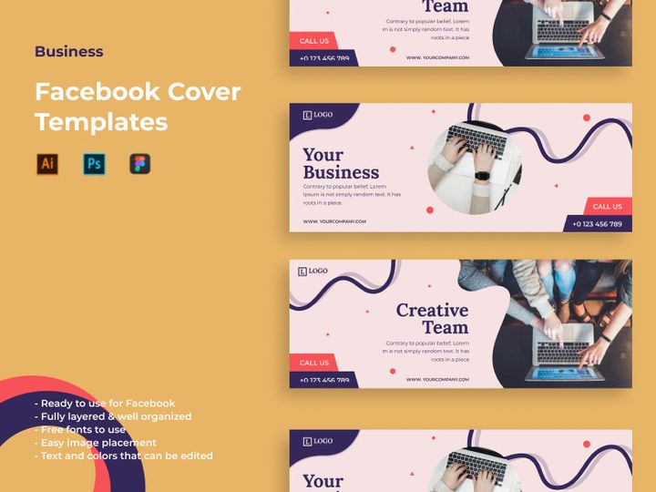 Facebook Cover Templates V.2