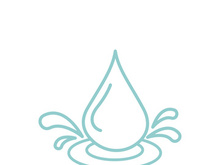Water drop logo template vector illustration design