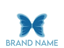 Butterfly logo design
