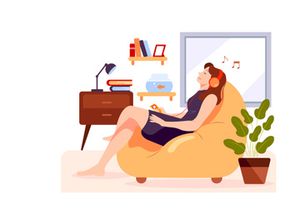 M95_Relax at Home Illustrations