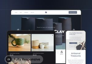 Bentuk - Handmade Crafts Landing Page UI Kit