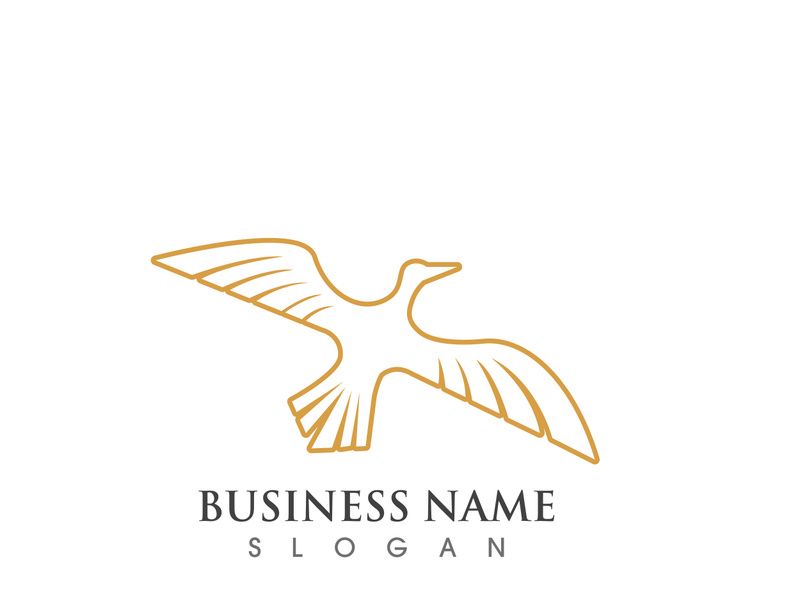 Swan logo and symbol vector