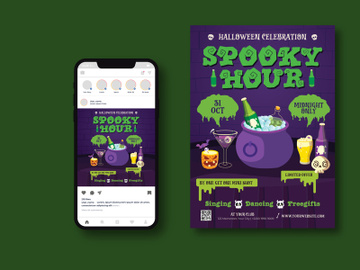 Spooky Hour Flyer preview picture