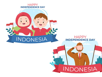 15 Indonesia Independence Day Illustration