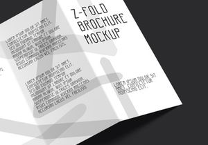 Z-Fold Brochure Mockup