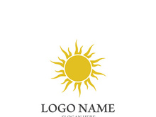 Sun vector illustration icon logo template design