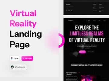 VR Landing page preview picture